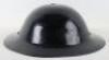 WW2 British Civil Defence Steel Helmet