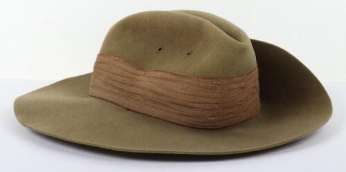 WW2 Chindits Attributed Slouch Hat of George Eagle 1st South ...