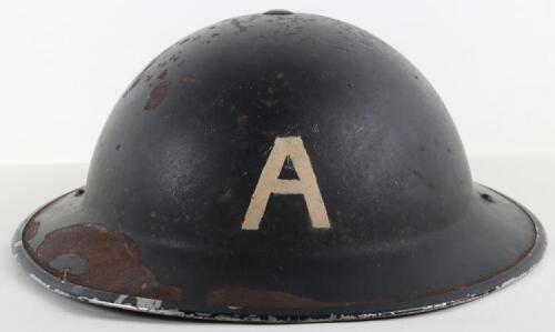 WW2 British Civil Defence Ambulance Drivers Steel Helmet