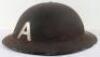 WW2 British Home Front Ambulance Drivers Steel Helmet - 3