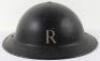 WW2 British Home Front Rescue Party Steel Helmet