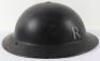 WW2 British Home Front Rescue Party Steel Helmet - 3