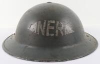 WW2 British Home Front North Eastern Railways Workers Steel Helmet