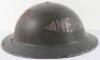 WW2 British Home Front North Eastern Railways Workers Steel Helmet - 3