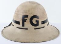 WW2 British Home Front Senior Fire Guards Steel Helmet