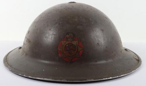 WW2 British National Fire Service (N.F.S) Steel Helmet