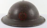 WW2 British National Fire Service (N.F.S) Steel Helmet