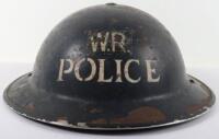 WW2 British Police Steel Helmet with Isle of Wight Connections