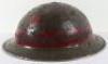 WW2 British Home Front Middlesex County Council National Fire Service Steel Helmet - 3