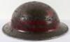 WW2 British Home Front Middlesex County Council National Fire Service Steel Helmet - 4