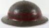 WW2 British Home Front Middlesex County Council National Fire Service Steel Helmet - 6