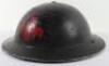 Unusual WW2 British Home Front Medical Steel Helmet - 4