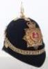 EIIR Queens Regiment Band Helmet - 5