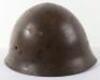 WW2 Japanese Battle Damaged Steel Combat Helmet - 3