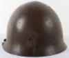 WW2 Japanese Battle Damaged Steel Combat Helmet - 7