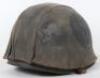 Falklands War Argentinian Marine Steel Combat Helmet with Camouflage Cover - 4