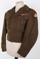 Scarce WW2 Devonshire Regiment Battle Dress Blouse