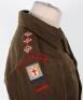 Scarce WW2 Devonshire Regiment Battle Dress Blouse - 4