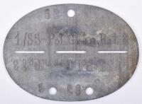 Waffen-SS Police Grenadier Regiment 3 Identity Disc