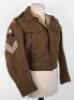 1942 Dated Battle Dress Blouse of Sergeant in Bedfordshire & Hertfordshire Regiment 1st Infantry Division - 4