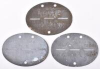 3x WW2 German Identity Discs