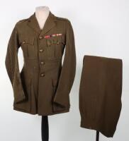 WW2 British Officers Service Dress Uniform 151st / 152nd (Ayrshire Yeomanry) Field Regiments Royal Artillery