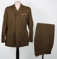 WW2 Royal Army Ordnance Corps / Royal Electrical & Mechanical Engineers Officers Service Dress Uniform