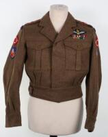 1949 Pattern Battle Dress Blouse Territorial Royal Artillery Officer 252nd Field Regiment (Manchester) Artillery