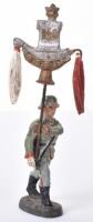 Elastolin Figure of German Army Schellenbaum Bearer