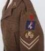 British 1949 Pattern Battle Dress Blouse 3rd Dragoon Guards / Royal Armoured Corps Training Brigade Catterick - 13