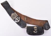 Victorian Officers Cross Belt and Pouch Set of the 1st Nottinghamshire Rifle Volunteer Corps