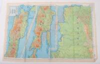 Royal Air Force Air Crew Silk Map of Far East Interest