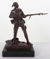 Boer War “A Gentleman in Khaki” Bronze Figure