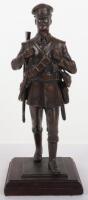 Bronze Figure of WW1 British Soldier