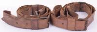 Pair of 1914 Dated British Army Stretcher Bearers Straps