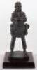 Bronze Figure of a British Paratrooper