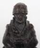 Bronze Figure of a British Paratrooper - 2