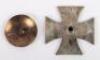 1914 Iron Cross 1st Class with Screw Back Fitting - 3