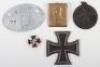 WW1 German 1914 Iron Cross 2nd Class Grouping - 2