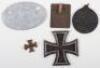 WW1 German 1914 Iron Cross 2nd Class Grouping - 3