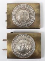 2x Imperial German Prussian Other Ranks Belt Buckles