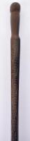 Interesting South Pacific Samoan London Missionary Society Native-Made Hard Wood Walking Stick