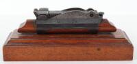 Mounted WW1 Turkish Mauser Rifle Rear Sight Guide