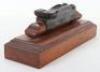 Mounted WW1 Turkish Mauser Rifle Rear Sight Guide - 3