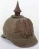 WW1 German Prussian Ersatz Felt Pickelhaube - 3