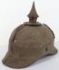 WW1 German Prussian Ersatz Felt Pickelhaube - 6