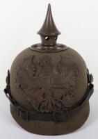 Scarce Variation WW1 German Prussian Ersatz Pickelhaube