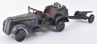 German 1930’s Tinplate Clockwork Military Staff Car