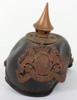 Imperial German Bavarian Regimentally Marked Pickelhaube