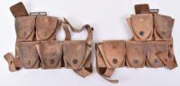 WW1 Australian 1915 Pattern Ammunition Pouches